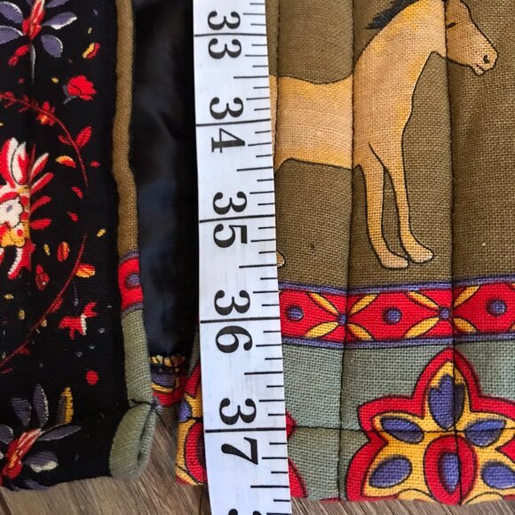 Vintage Gracila Quilted Statement Women's Coat Jacket Size M Medium - Picture 10 of 13